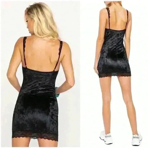 Free People Melrose Black Lace Backless Bodysuit - Picture 6 of 8